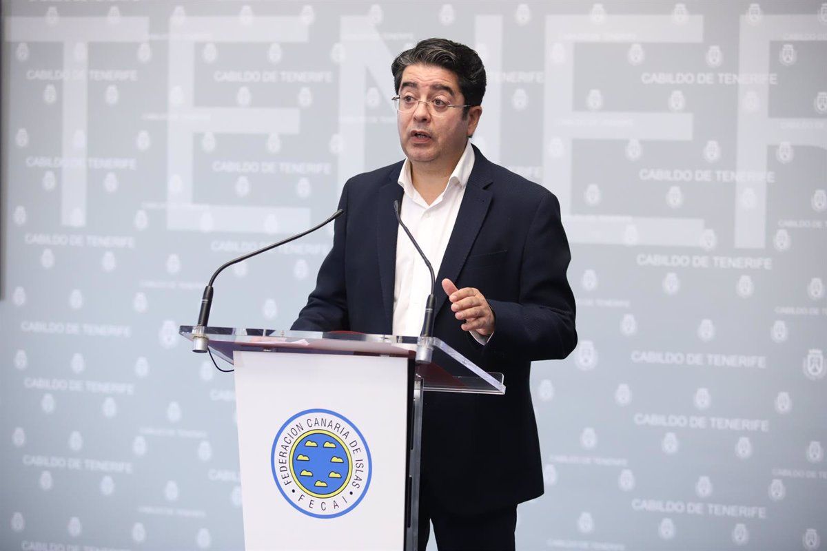 Pedro Martín, presidente de la Fecai y del Cabildo de Tenerife. / Europa Press 