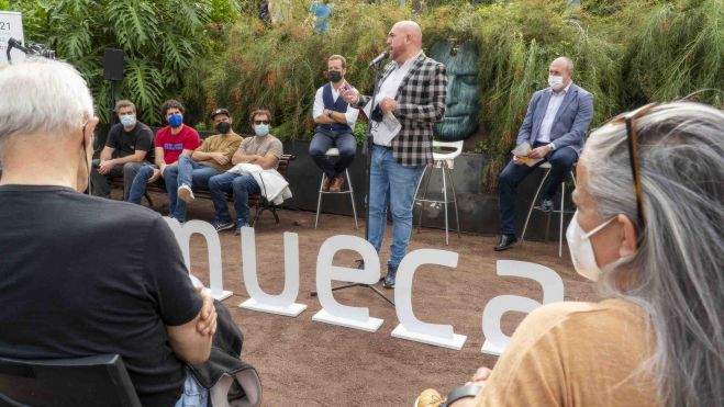 Rueda de prensa inaugural del festival Mueca en el Puerto de la Cruz. / Ayuntamiento Puerto de la Cruz 