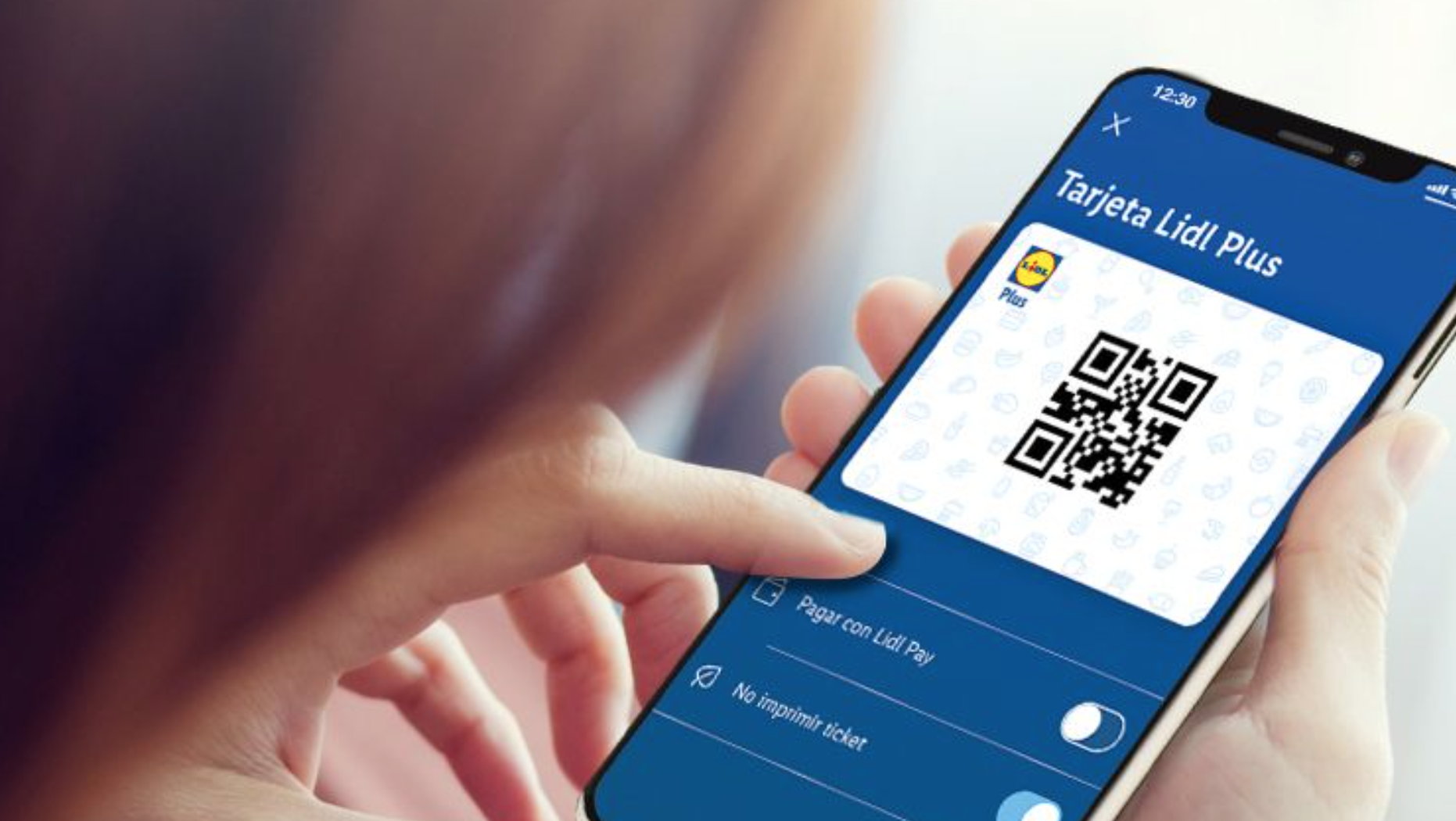 La aplicación móvil Lidl Plus para renunciar al ticket ya está disponible en Canarias./ Lidl.com