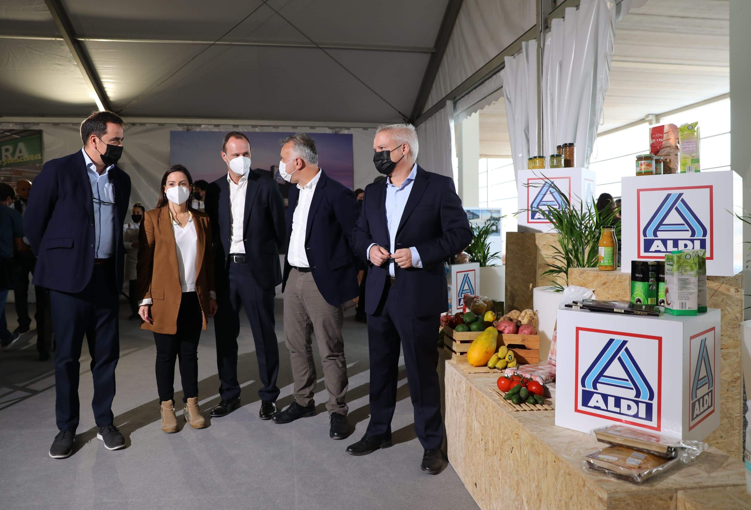 Presentación de la nueva plataforma logística de ALDI en Canarias./ Archivo - Aldi.