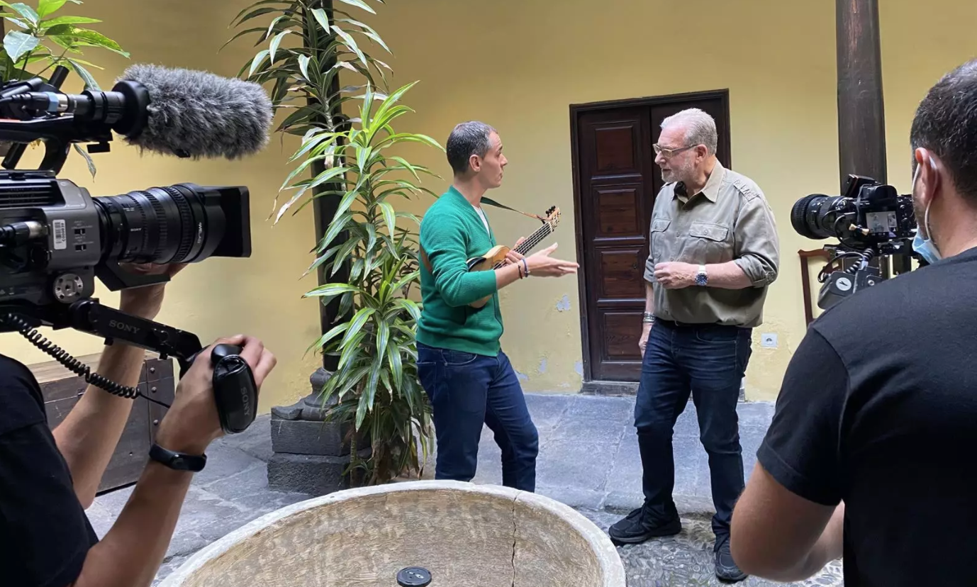 Grabación del programa de Peter Greenberg en Canarias./ Gobierno de Canarias. 