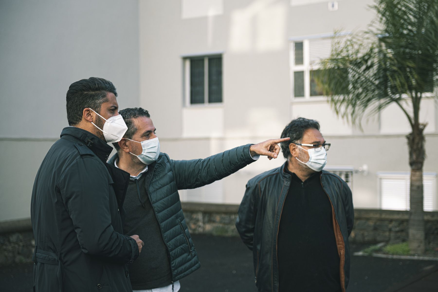 La Corporación municipal en la Urbanización El Cardonal. / Ayuntamiento de La Laguna 