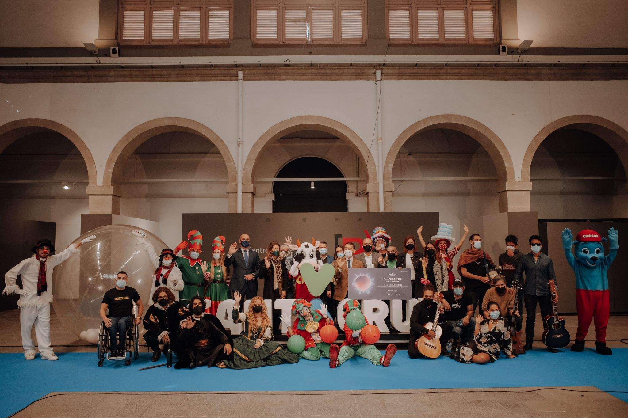 Foto de la presentación de Plenilunio./ Ayto. de Santa Cruz.