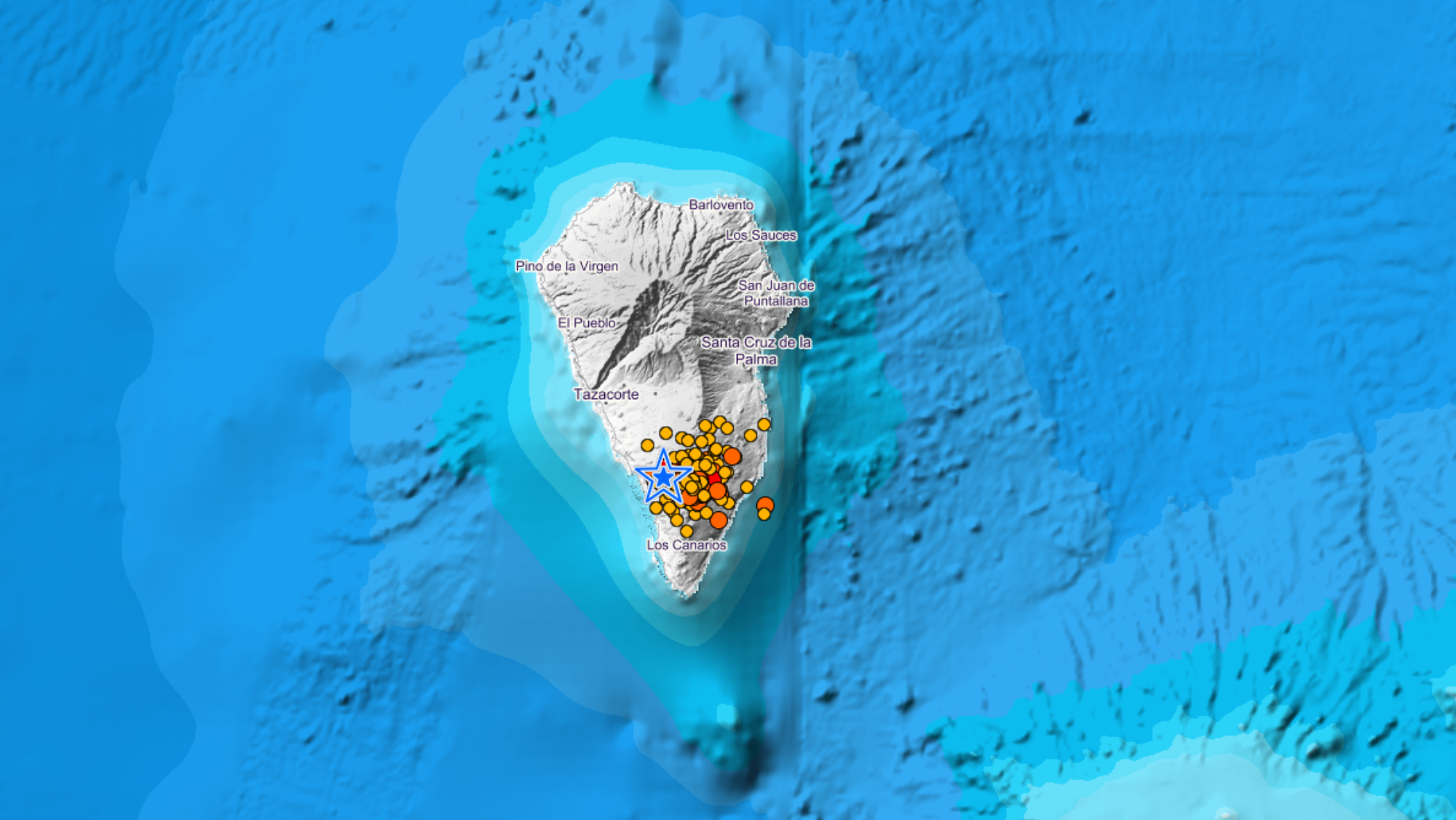 Último terremoto en La Palma. / IGN