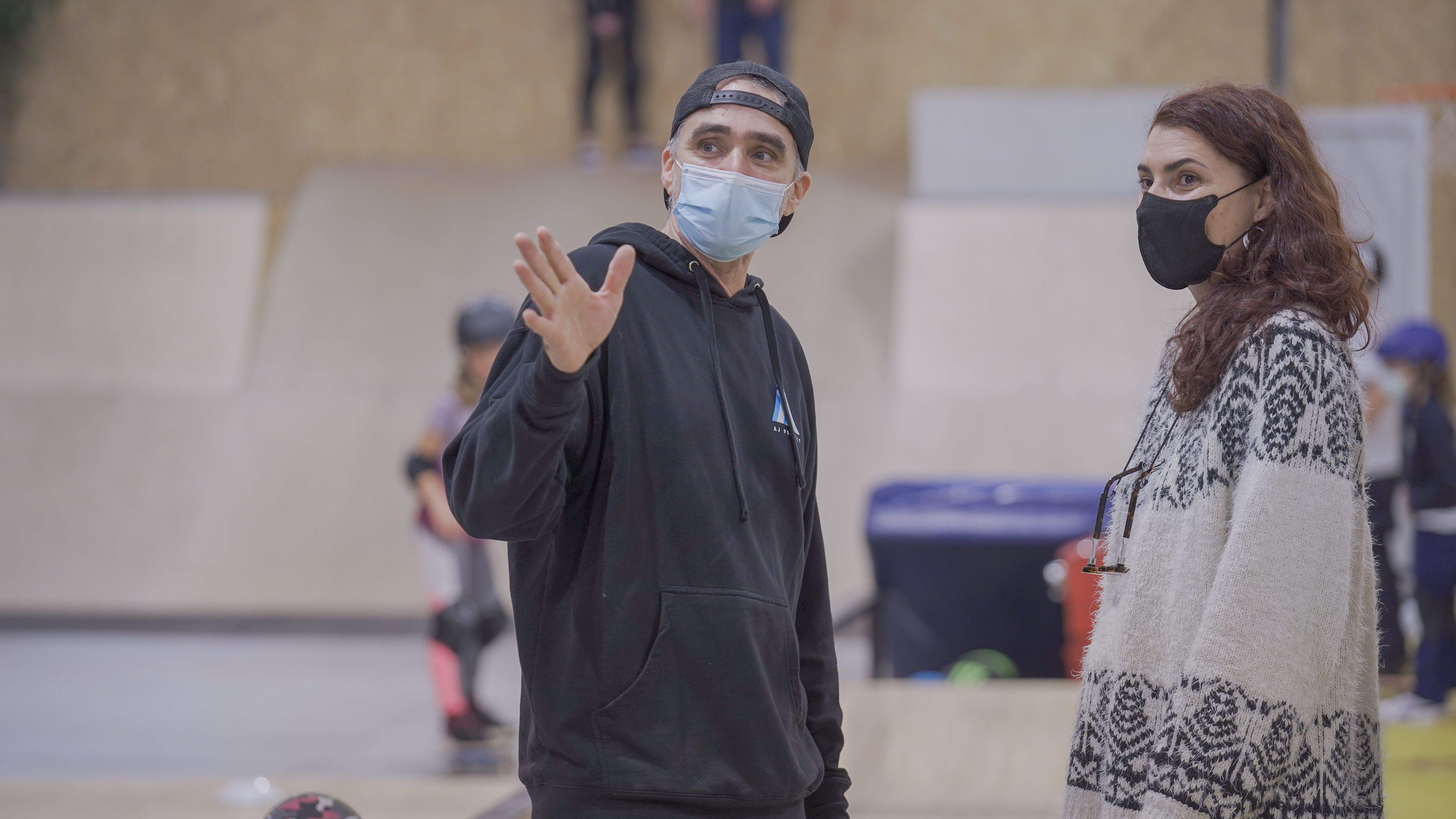 Skate Park Indoor en La Laguna, una de las actividades de la Noche en Blanco./ Ayto. de La Laguna.