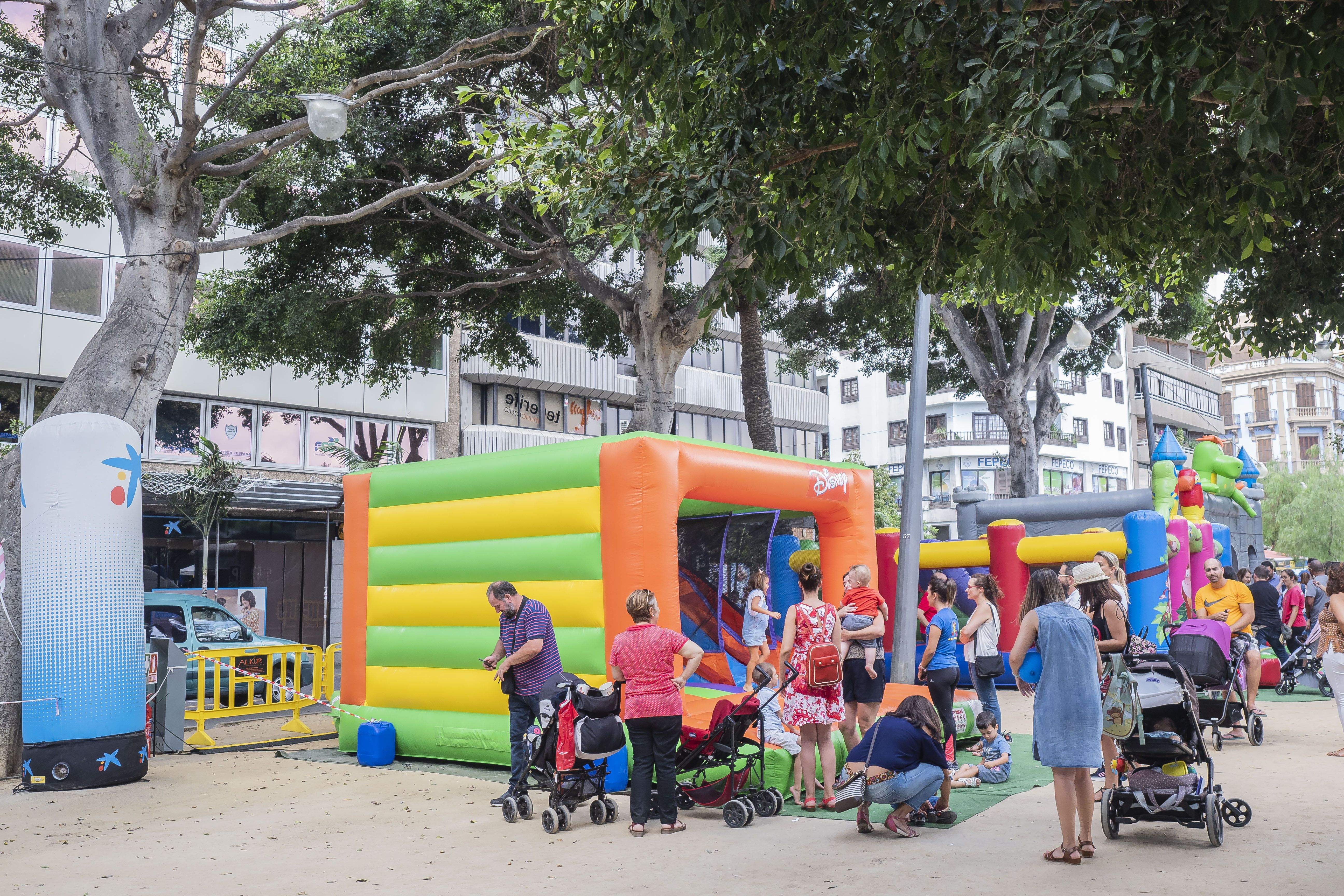 Una de las actividades infantiles del Plenilunio. / Ayuntamiento de Santa Cruz 