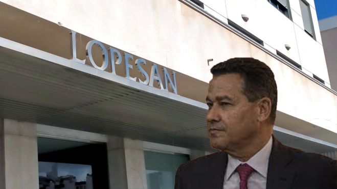 Sede del Grupo Lopesan en Gran Canaria y el empresario Eustasio López. / Atlántico Hoy