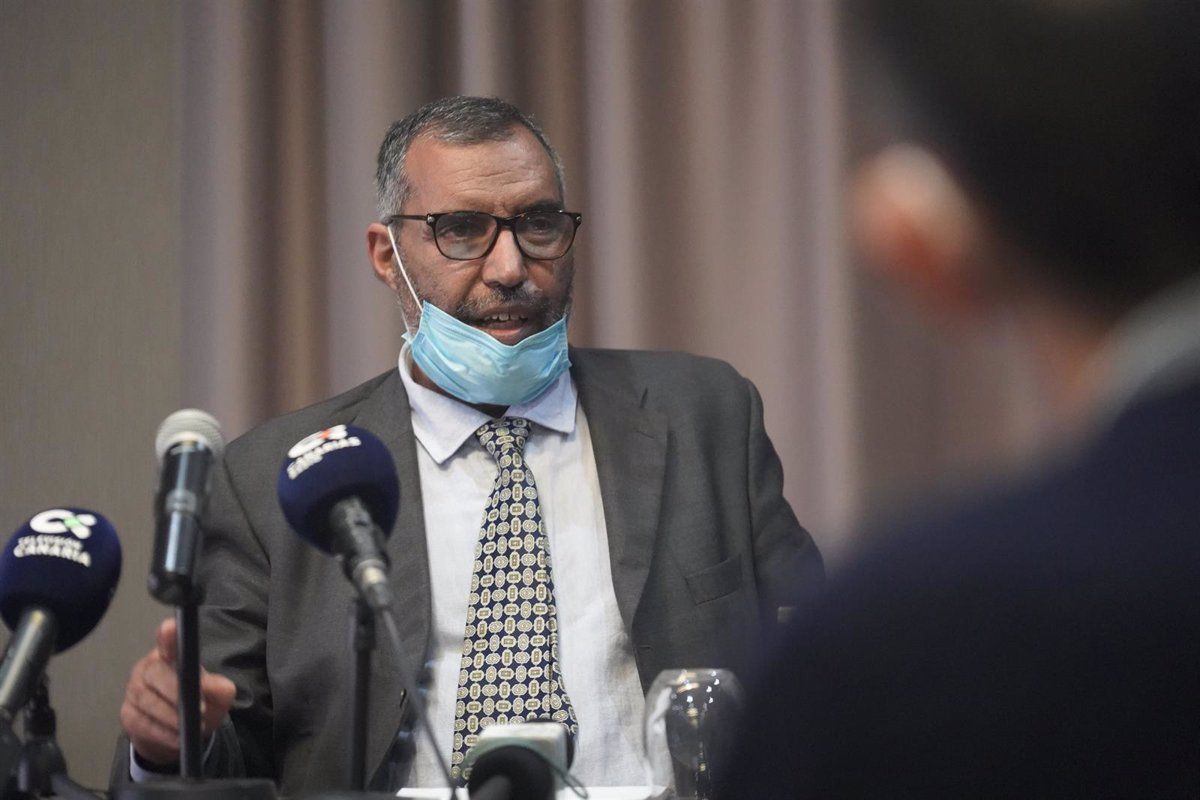 Primer ministro de la República Árabe Saharaui Democrática (RASD), Hamudi Bucharaya Beyun . / Europa Press CEDIDA POR EUCOCO 