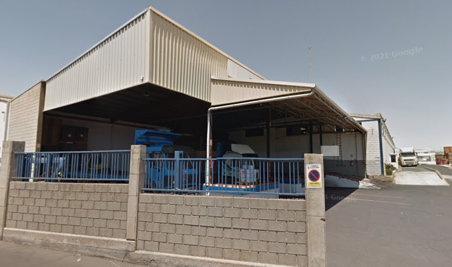 Planta de embalaje que International Paper tiene en El Chorrillo, en Santa Cruz./ Google.