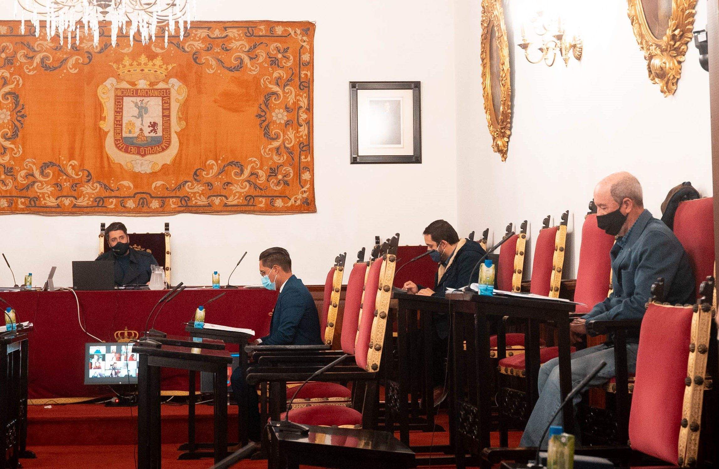Portavoces en el pleno del Ayuntamiento de La Laguna. / Alto de San Cristóbal de La Laguna 