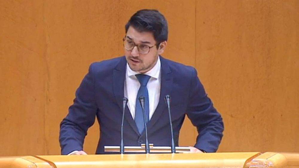 El senador de la Agrupación Socialista Gomera, Fabián Chinea./ ASG.