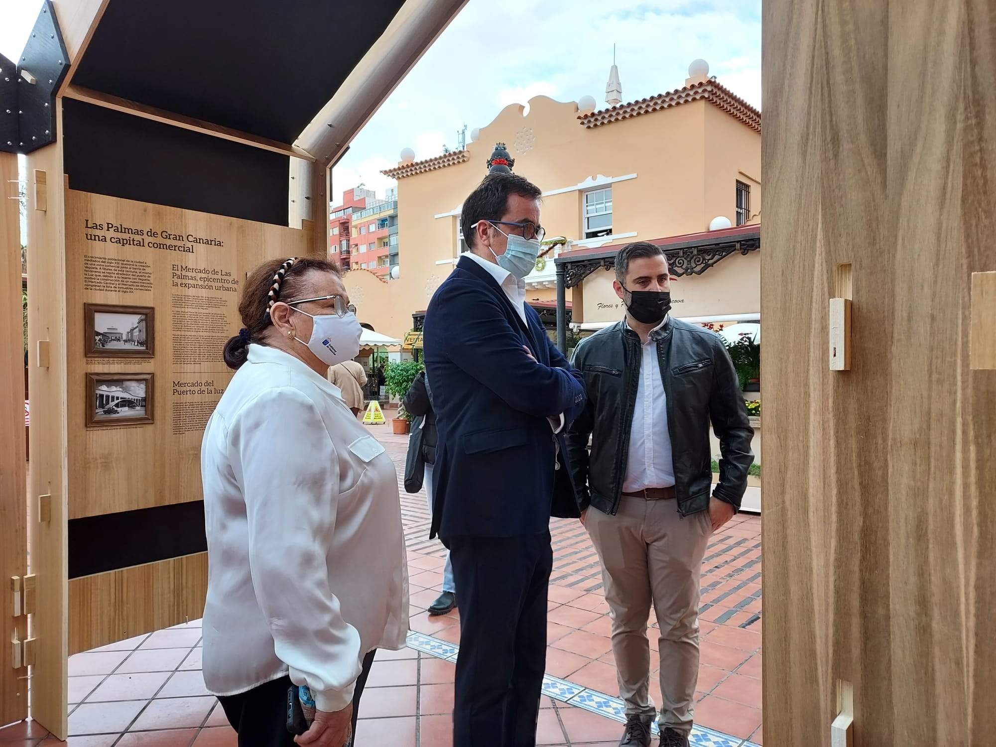 Imagen de la inauguración de la exposición en La Recova. / La Recova 