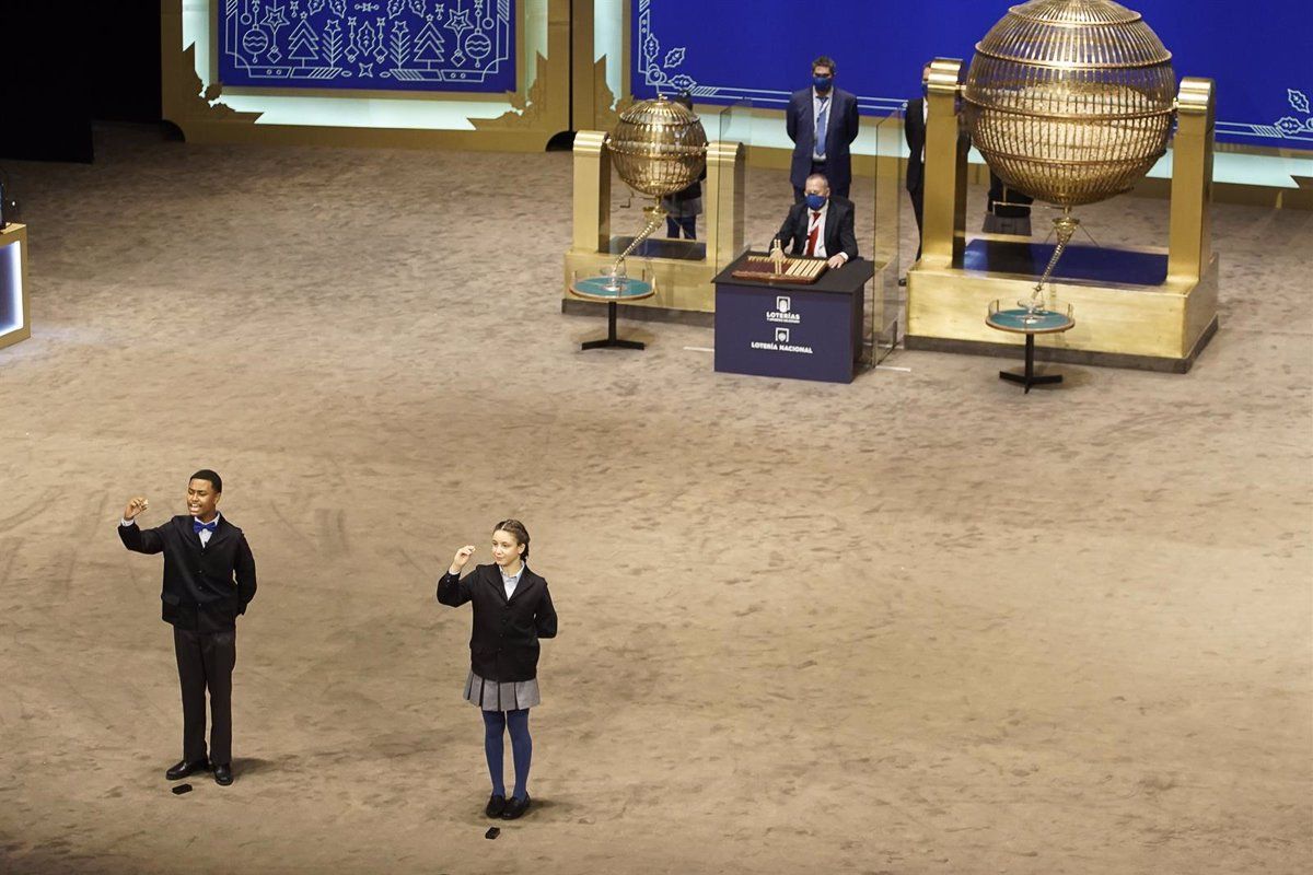 Imagen de la edición 2021 de la Lotería de Navidad. / Europa Press 