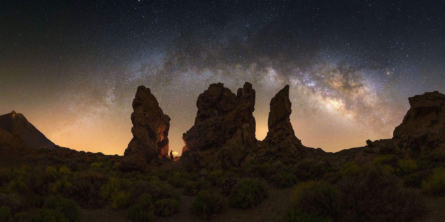 Observación de estrellas Parque Nacional del Teide. / Cabildo de Tenerife 