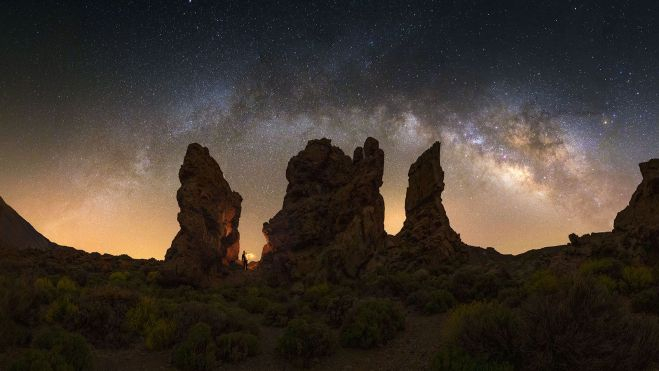 Observación de estrellas Parque Nacional del Teide. / Cabildo de Tenerife 