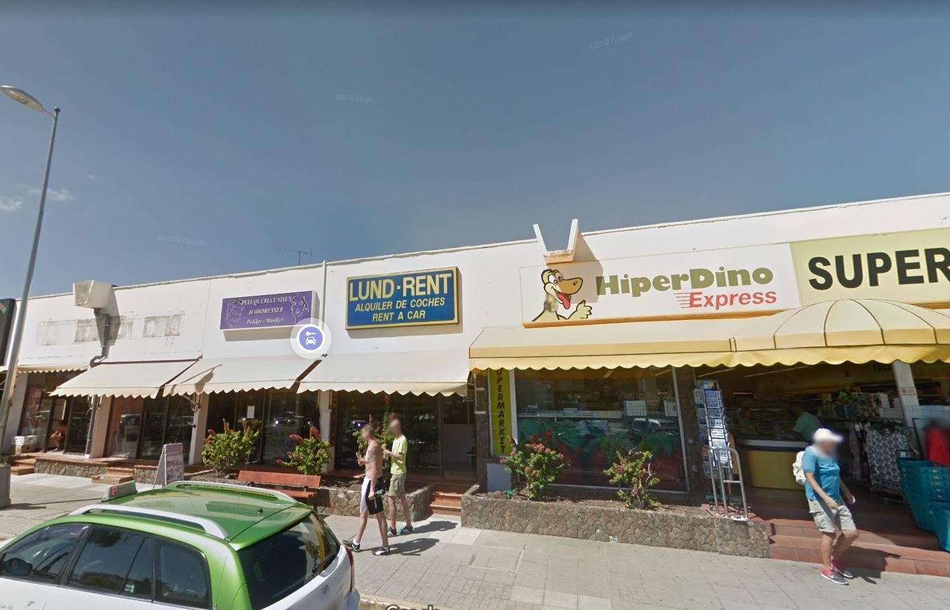 Calle Las Pitas de San Bartolomé de Tirajana (Gran Canaria), donde se ubicaba la sede de Lund Rent./