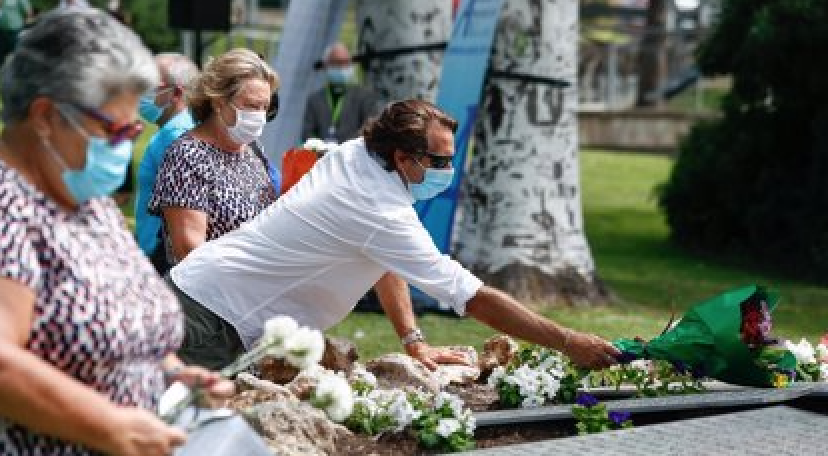 Víctimas y familiares del accidente de Spanair./ EP