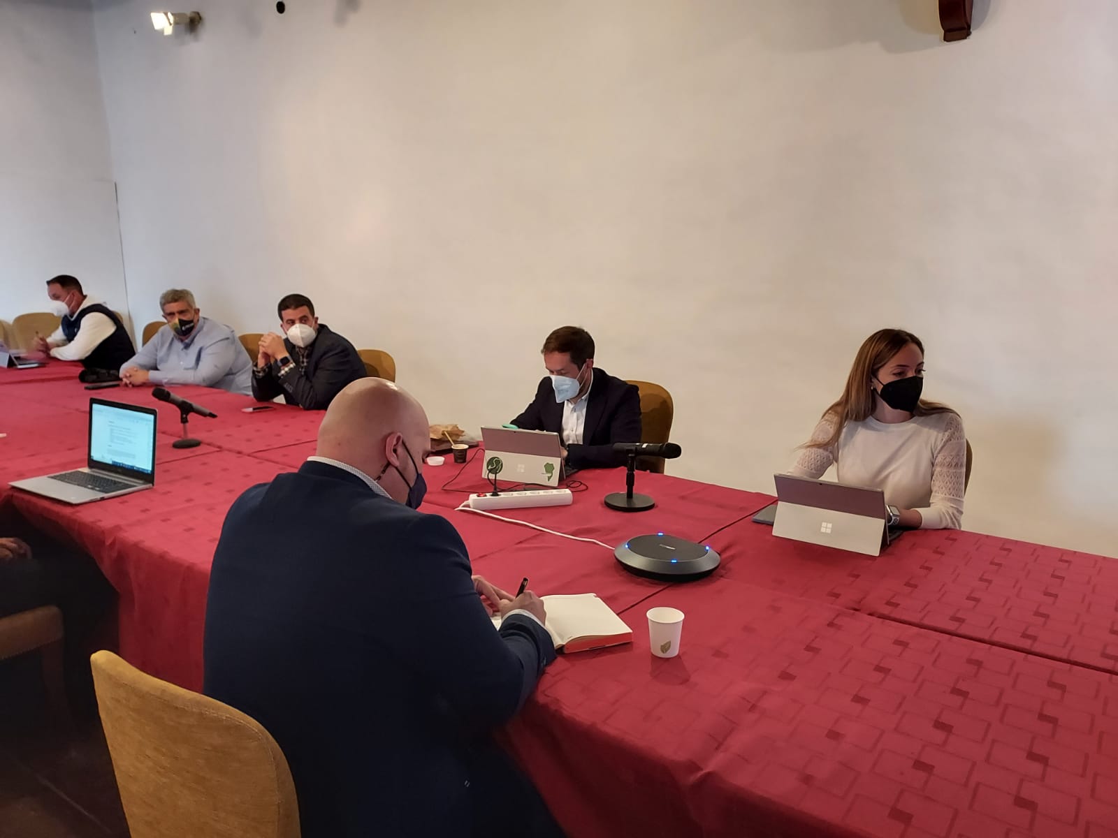 Reunión por el Plan Extraordinario de Empleo./ Cabildo de La Palma.