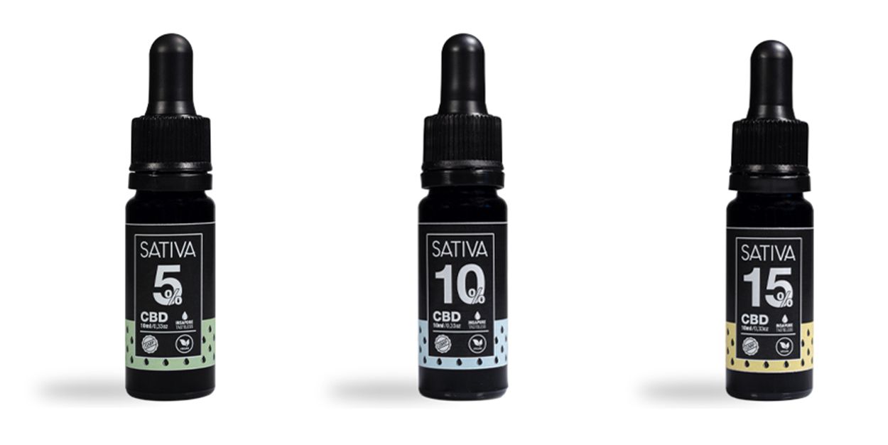 Aceites CBD en diferentes concentraciones