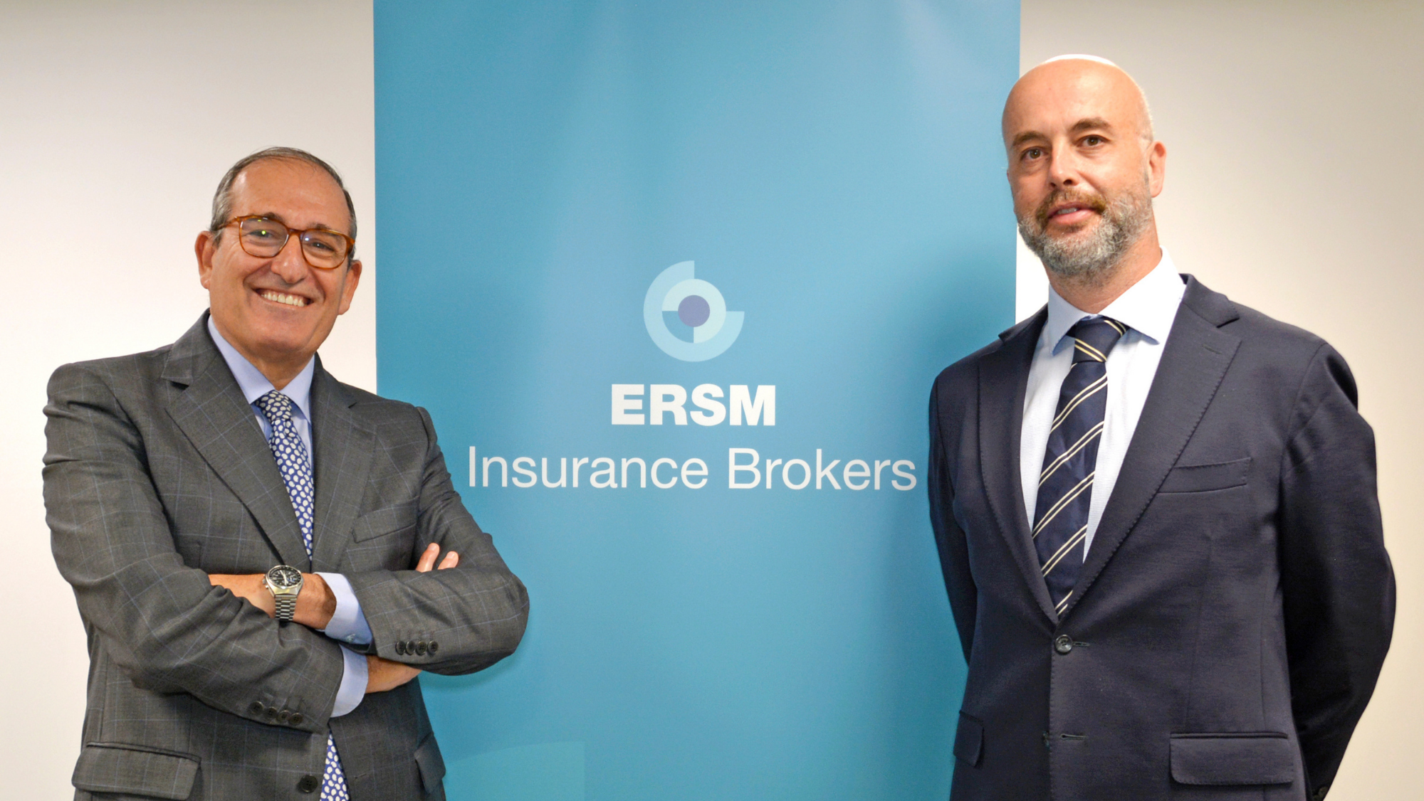 El consejero delegado, Ricardo Soler y el director general de ERSM Insurance Brokers, Salvador Vilallonga. / Cedida