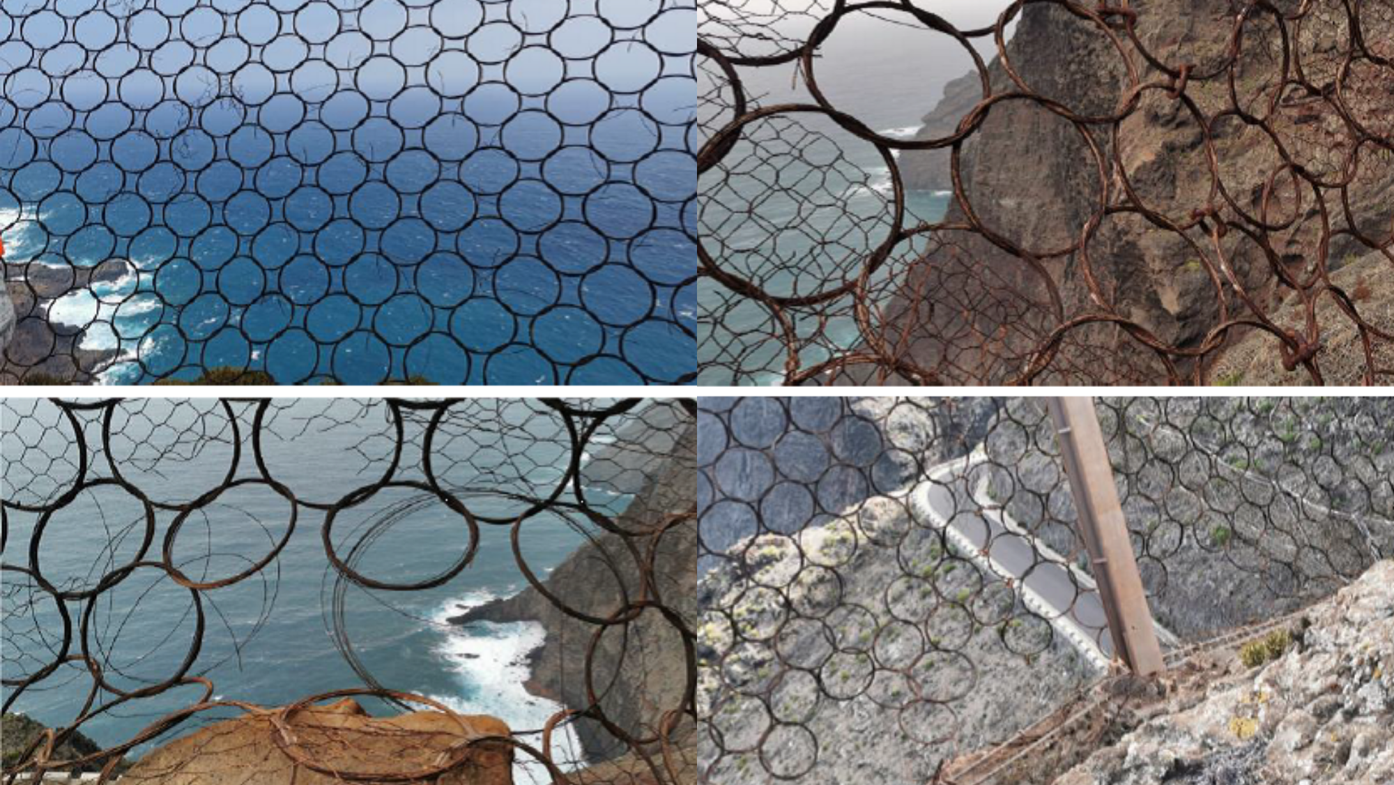 Vallas en la carretera de Teno. / Cabildo