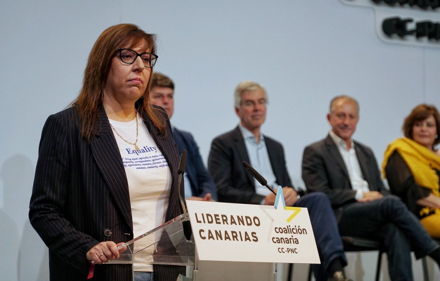 Sandra Rodríguez, portavoz de Coalición Canaria en Puerto de la Cruz, en una imagen distribuida por el partido en 2019