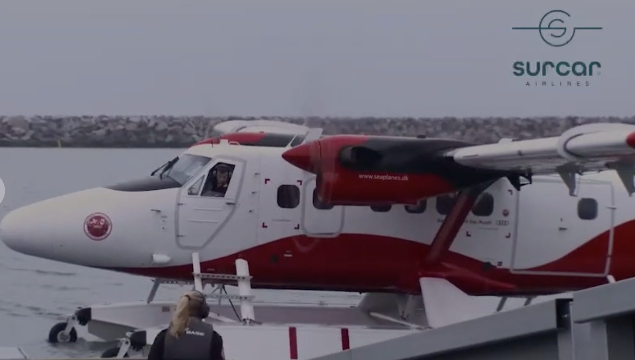 Captura del vídeo promocional de Surcar Airlines. / Surcar Airlines