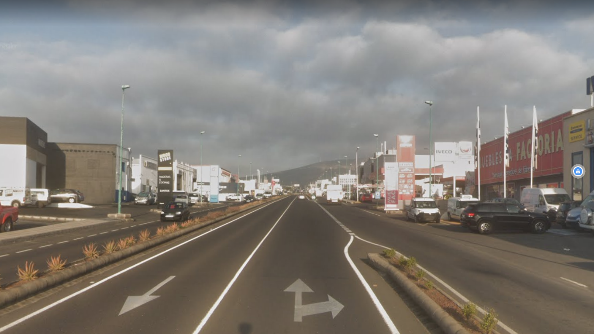 Zona industrial donde Isla Deco Hogar S.L quiere establecer un gran establecimiento. / Google Maps