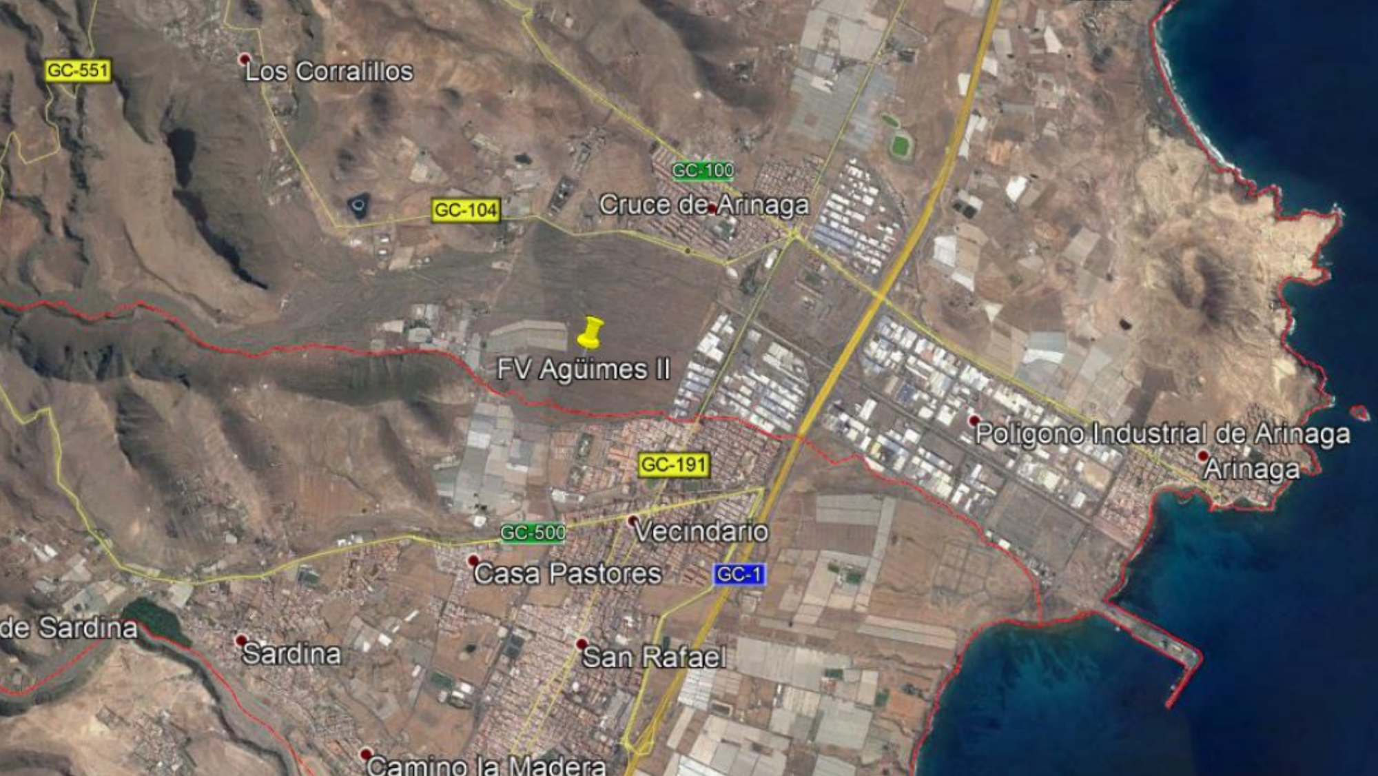 Planta Solar Fotovoltaica Agüimes II de Naturgy. / Proyecto de Ejecución