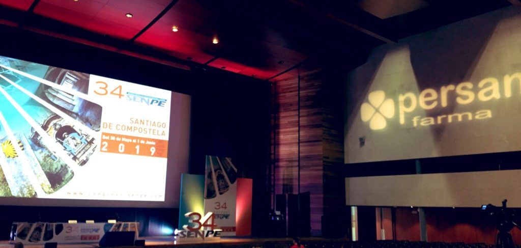 Persan Farma en un pasado Congreso de la Sociedad Española de Nutrición Clínica y Metabolismo SENPE./ Persan Farma