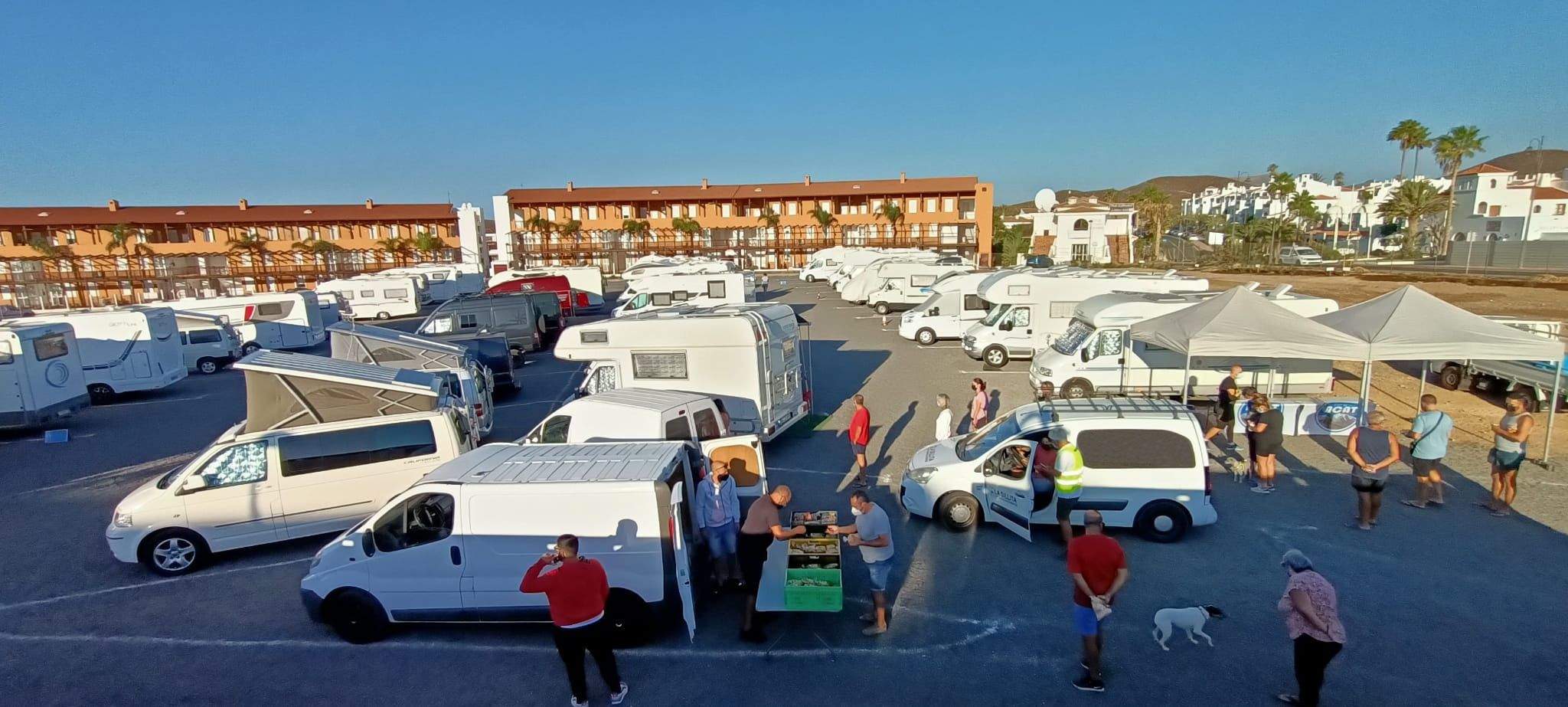 Imagen del espacio habilitado en San Miguel de Abona para autocaravanistas. / Ayuntamiento de San Miguel de Abona 