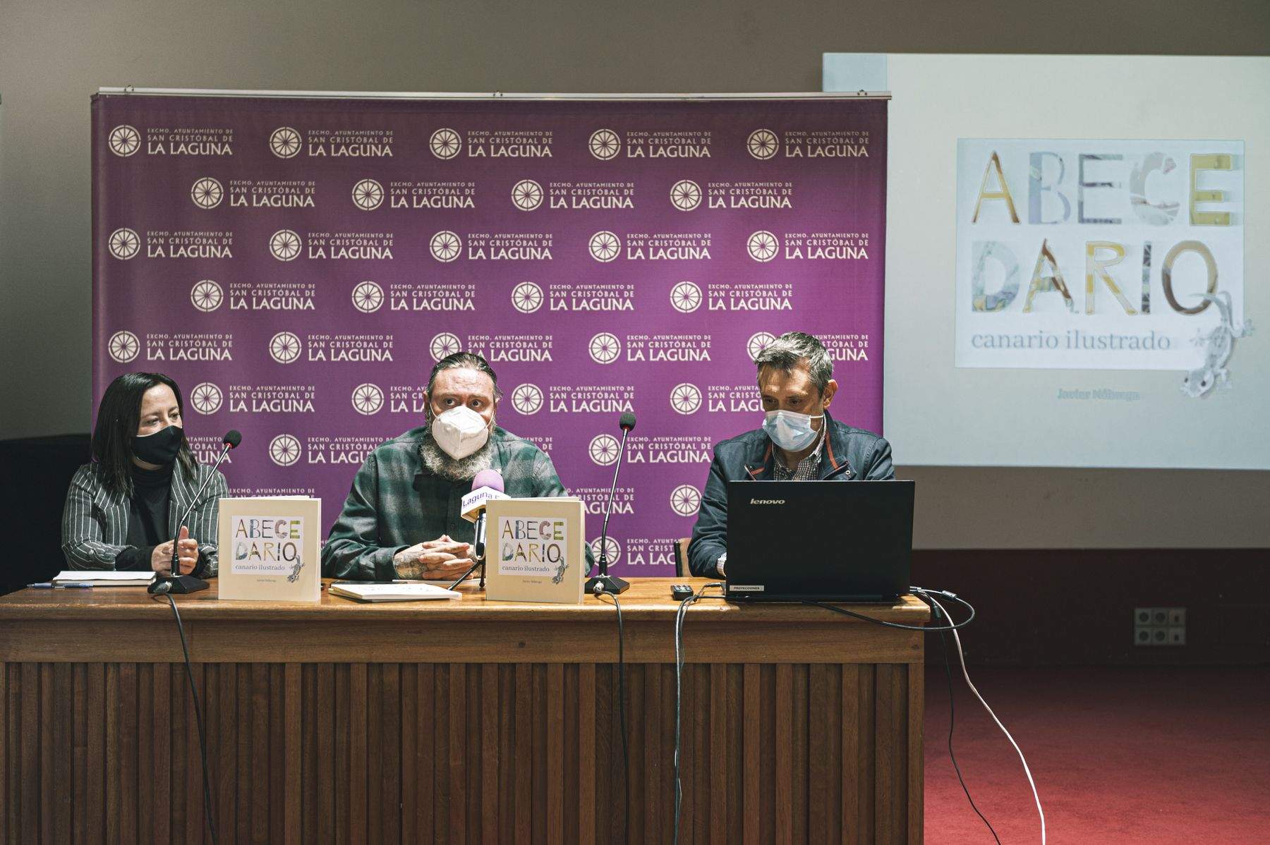 Presentación del Abecedario Canario Ilustrado / Imagen distribuida por el Ayuntamiento de La Laguna