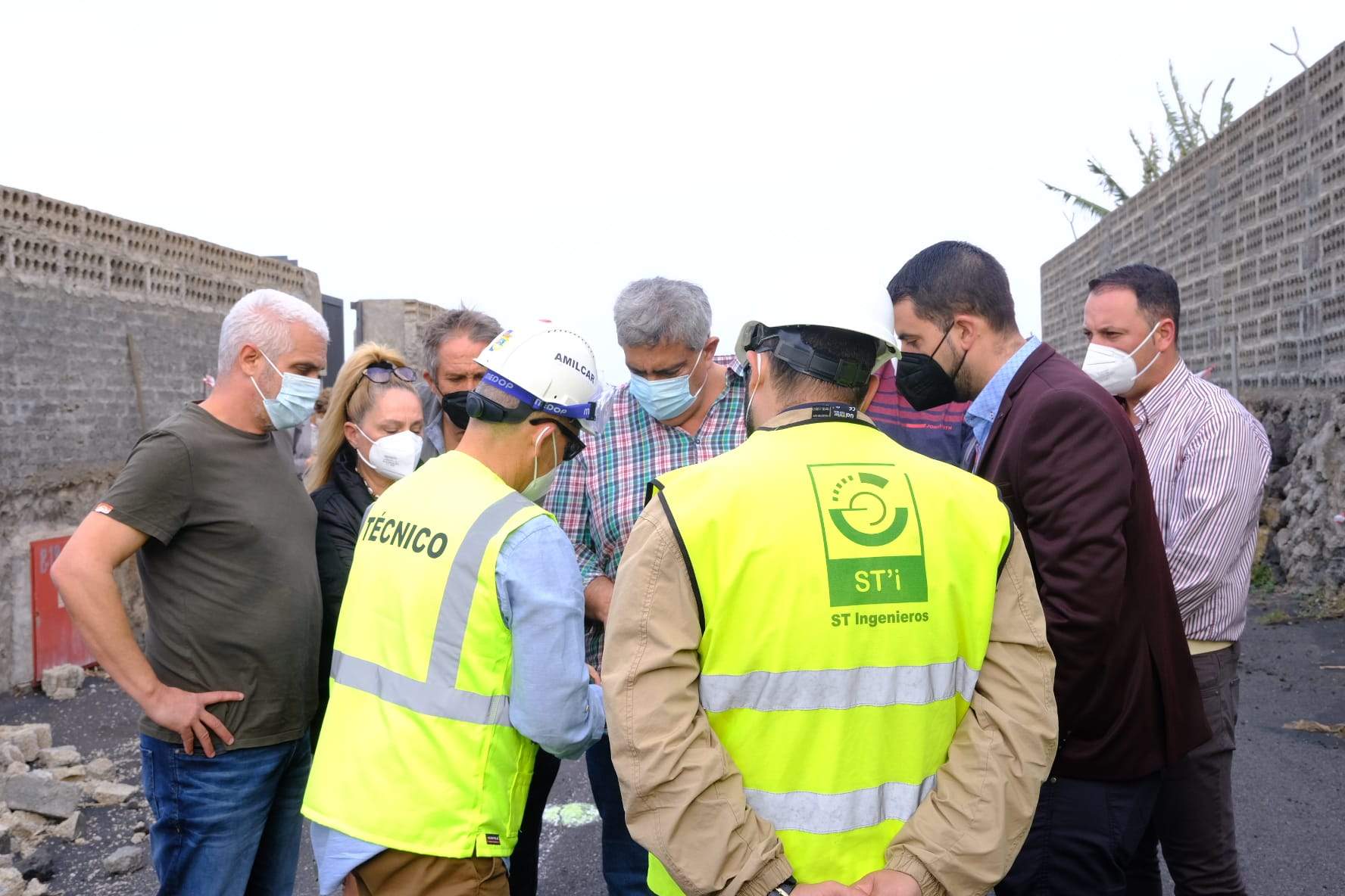 Inicio obras camino San Isidro. / Cabildo de La Palma 