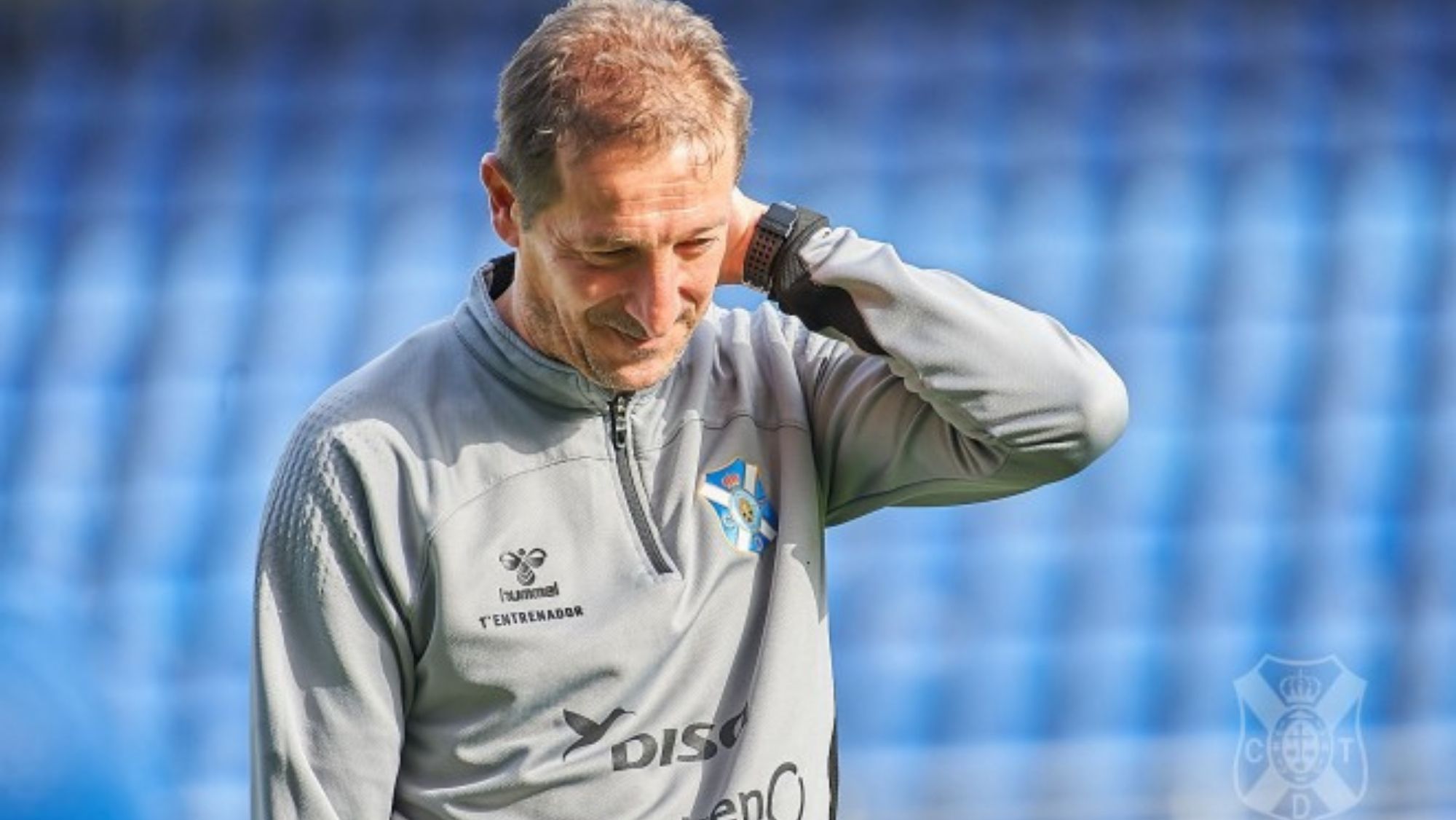 Luis Miguel Ramis comenzará una temporada al frente del equipo blanquiazul después de alcanzar la final del 'playoff' de ascenso. / CDT