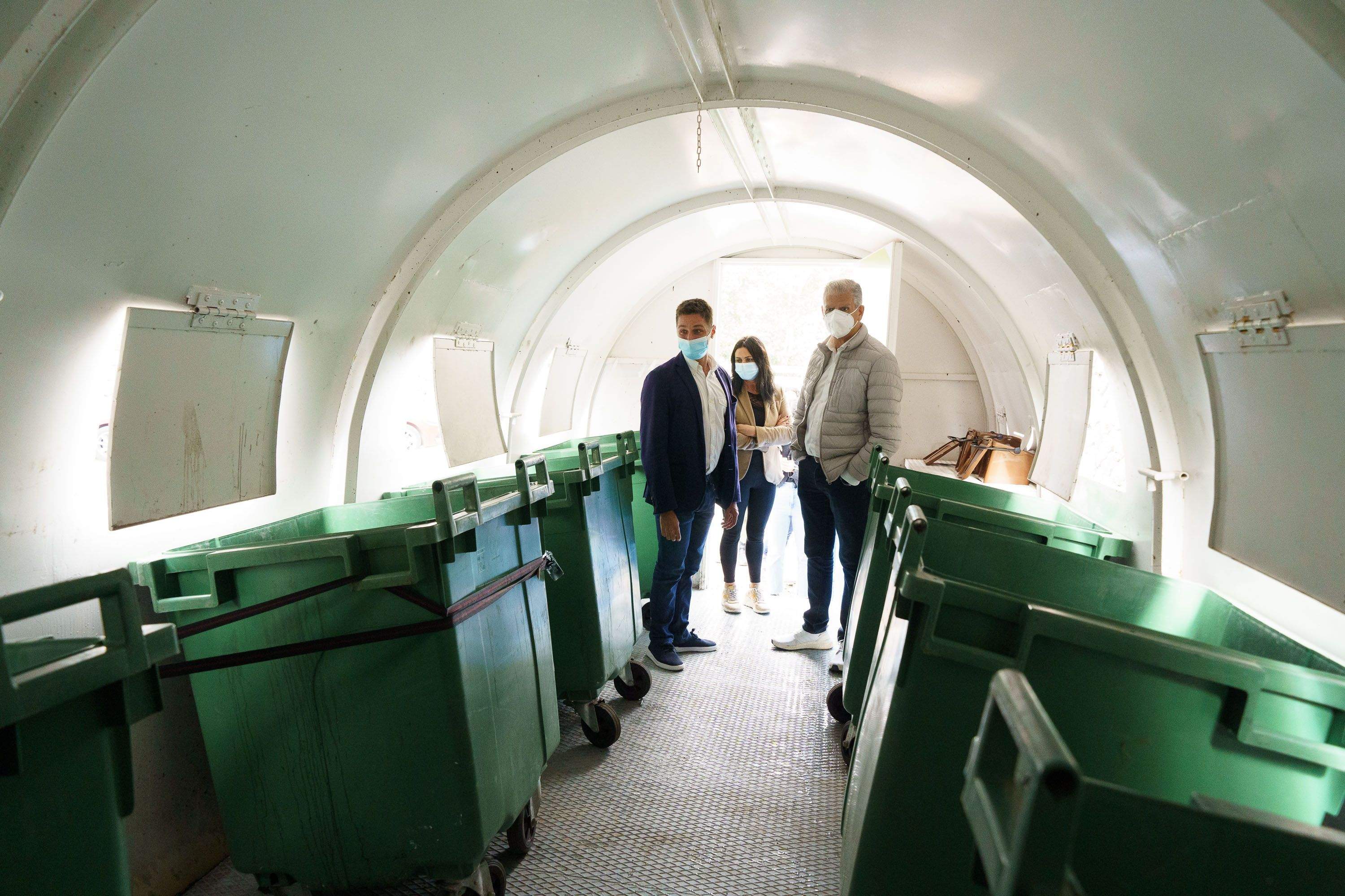 Javier Rodríguez, Francisco Linares y Yurena Luis. / Cabildo de Tenerife 
