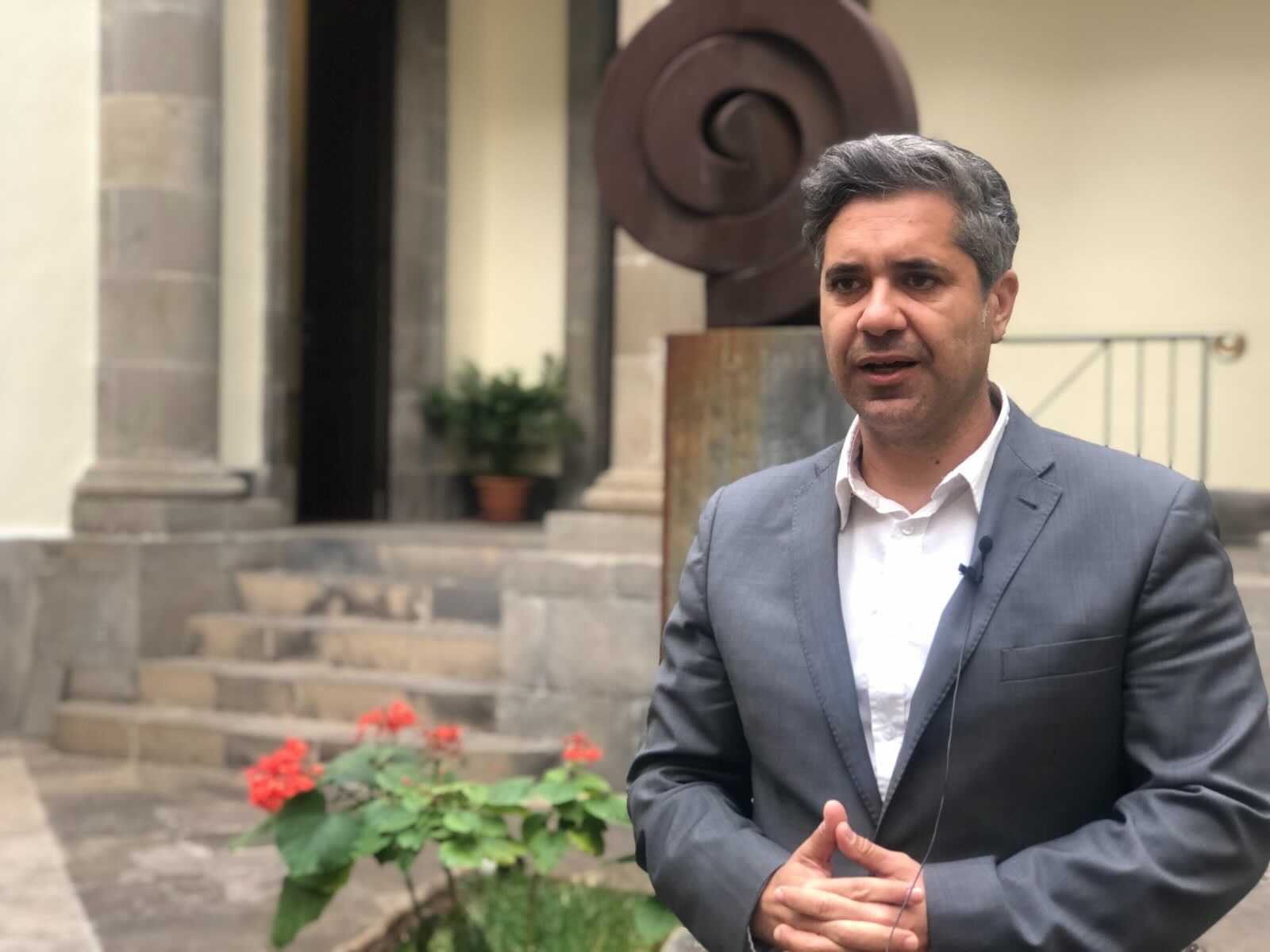 El portavoz adjunto del Grupo Parlamentario Agrupación Socialista Gomera (ASG), Jesús Ramos./