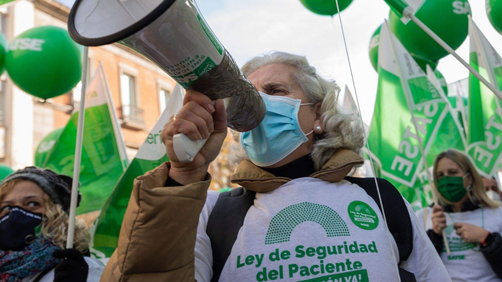 Manifestación de SATSE por la Atención Primaria. / SATSE