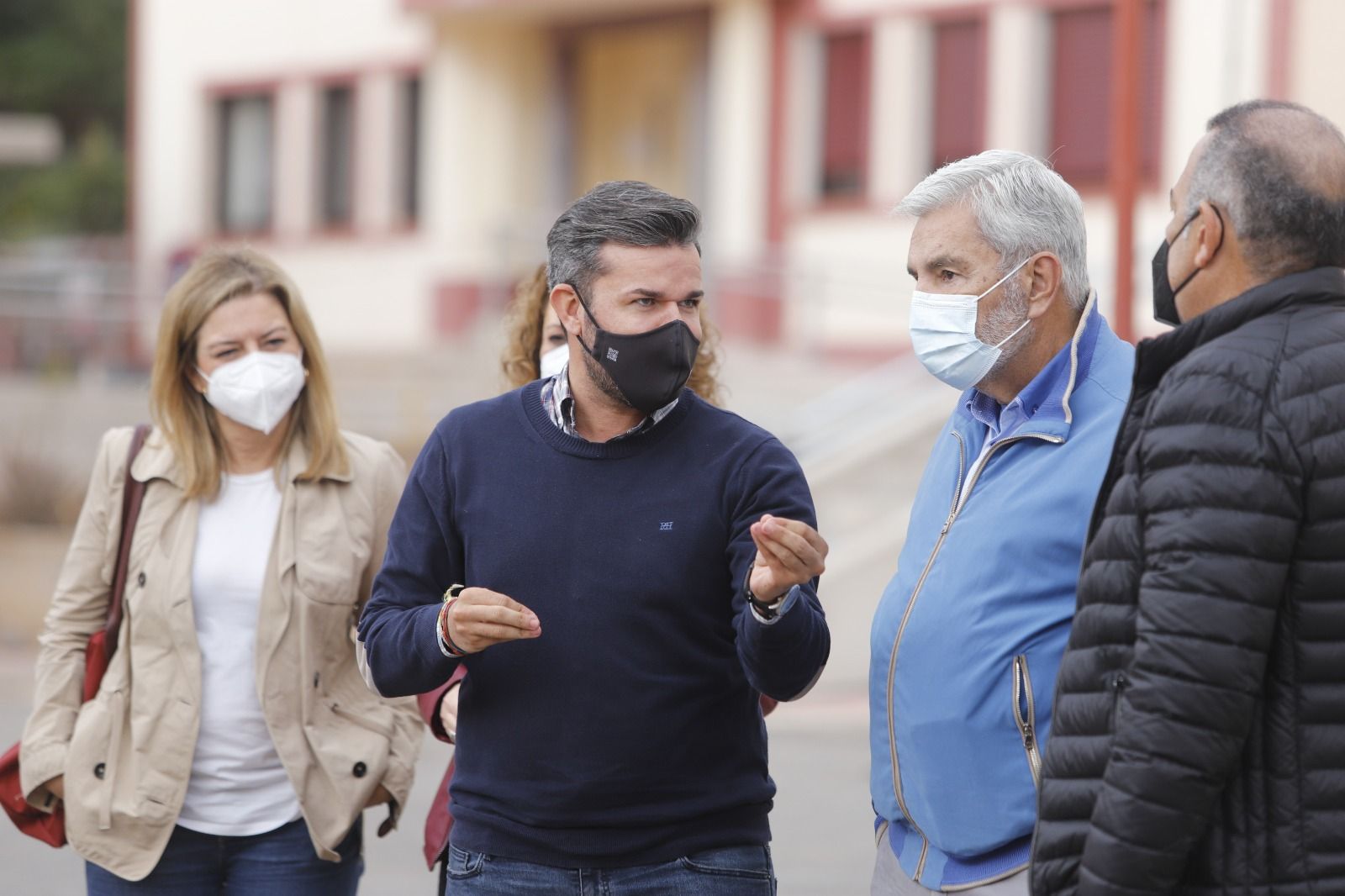 Visita al ARRU de Adeje. / Cabildo de Tenerife 