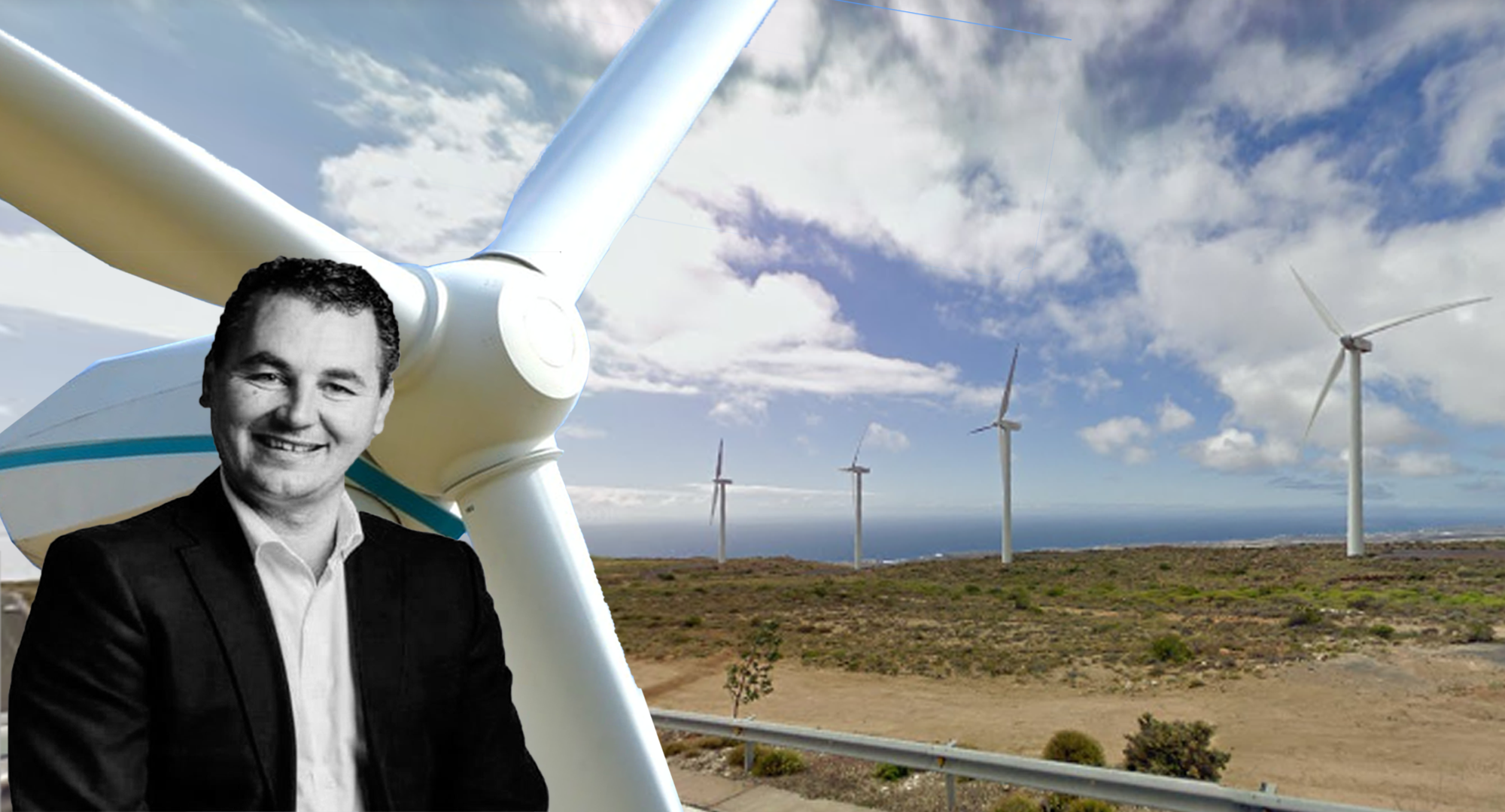 El Concejal de urbanismo del Ayuntamiento de Arico, Andrés Martínez, critica que el Gobierno de Canarias no les tiene en cuenta a la hora de aprobar proyectos de energía renovable en el municipio. / Atlántico Hoy