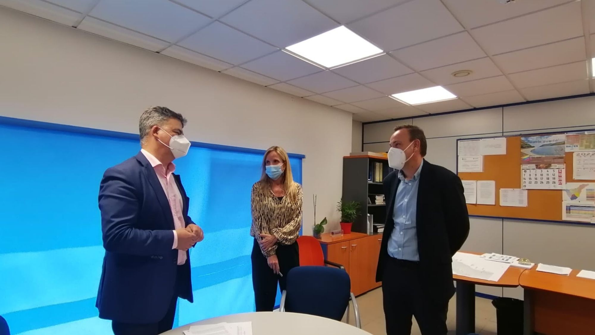 Javier Parrilla (Agricultura), Ana Sánchez (Balten) y Luis Miguel Arauzo (Tedagua). / Cedida