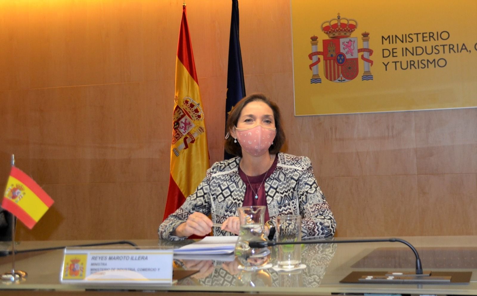 La ministra de Industria, Reyes Maroto, en una imagen de archivo del ministerio./