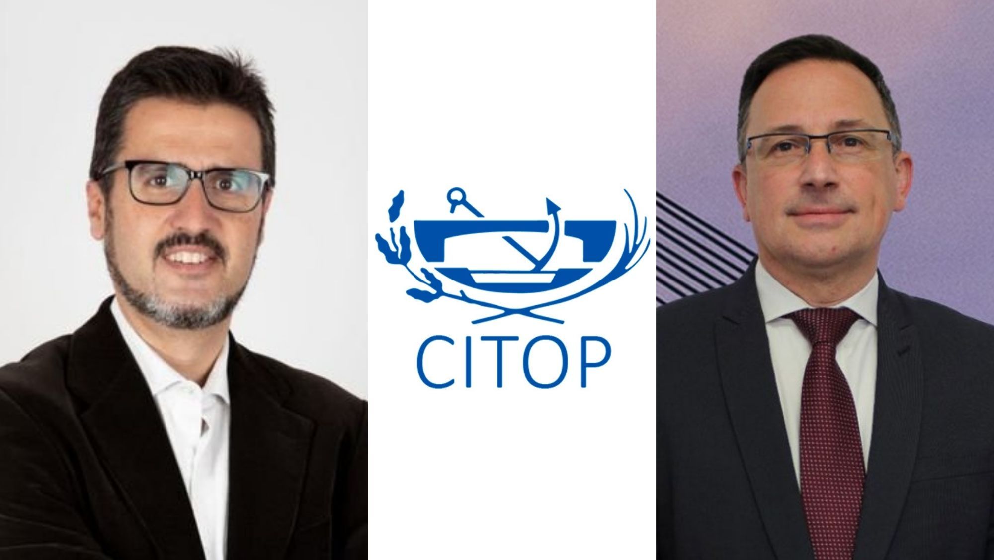 Carlos Dueñas, presidente del Citop, y Javier Manteca, ganador en las últimas elecciones. / AH