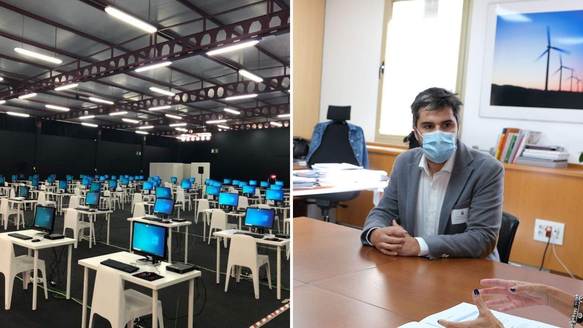 Mauricio Alemán, presidente de MICE, y una imagen representativa de eventos. / AH