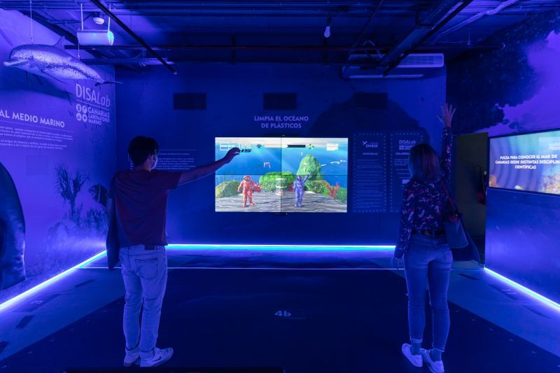 Laboratorio marino interactivo creado por la Fundación Disa./