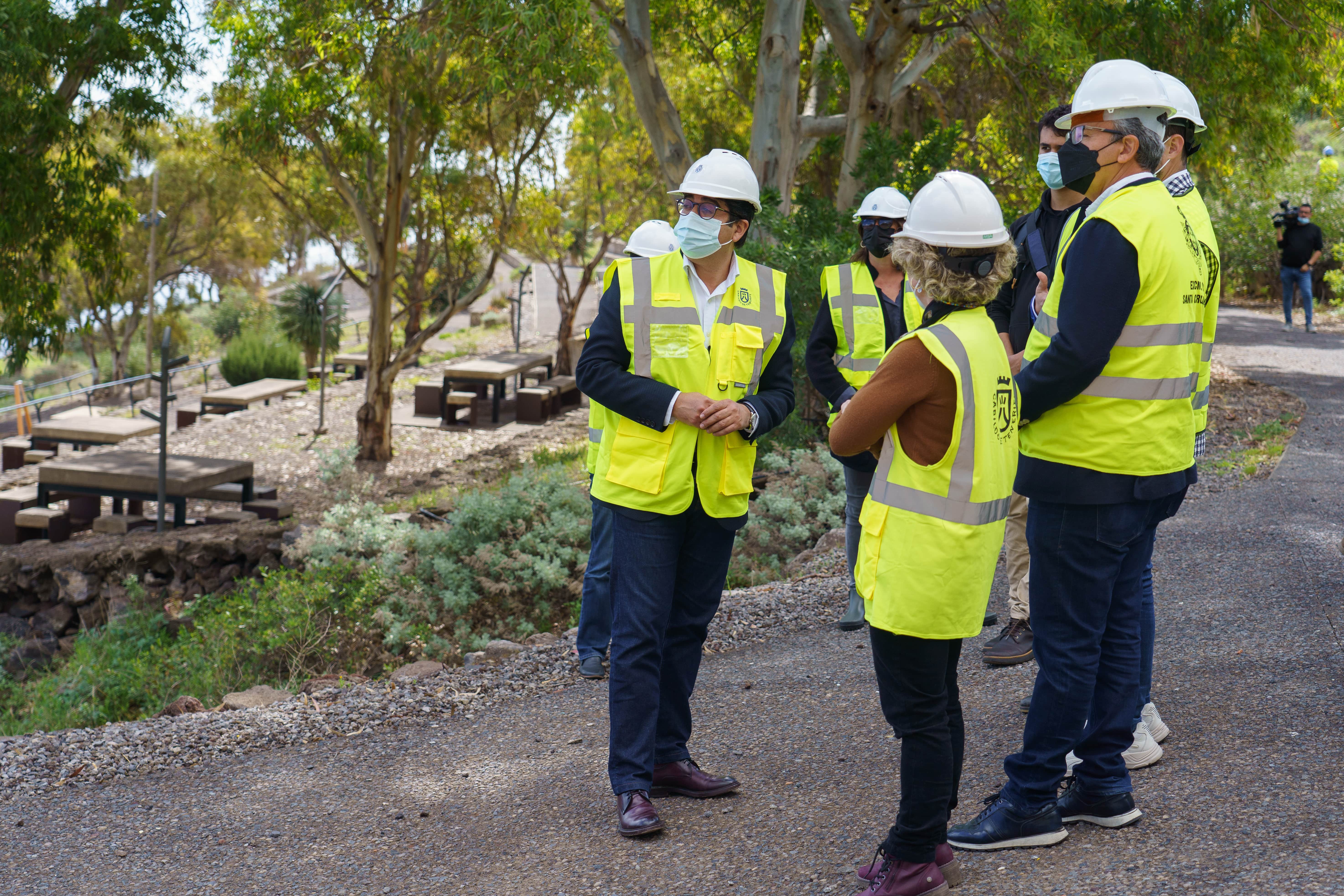 Comienzo de obras en el Parque de Las Mesas. / Cabildo de Tenerife 
