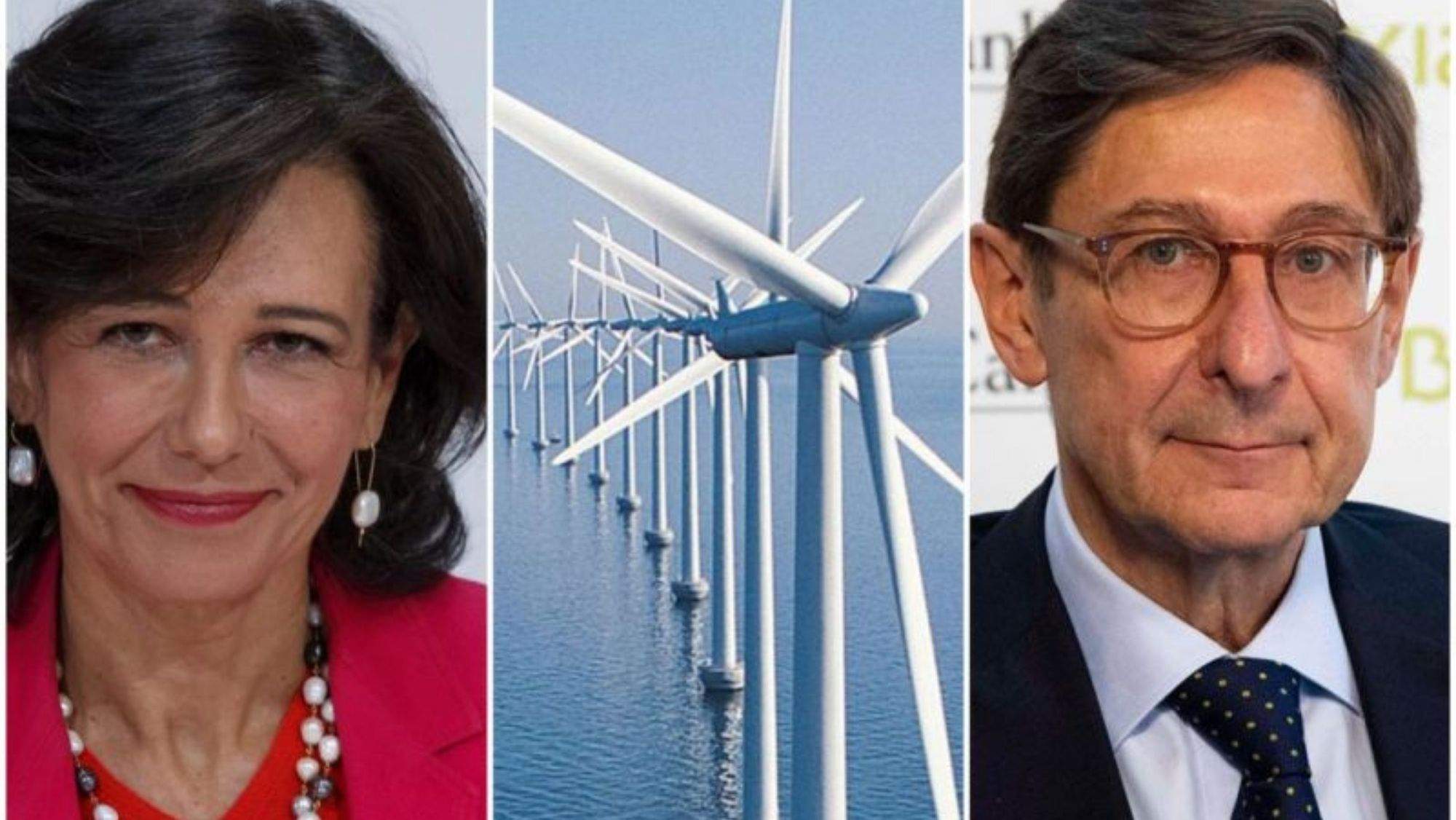  Ana Botín, presidenta del Banco Santander, y José Ignacio Goirigolzarri, presidente de CaixaBank. / Servimedia