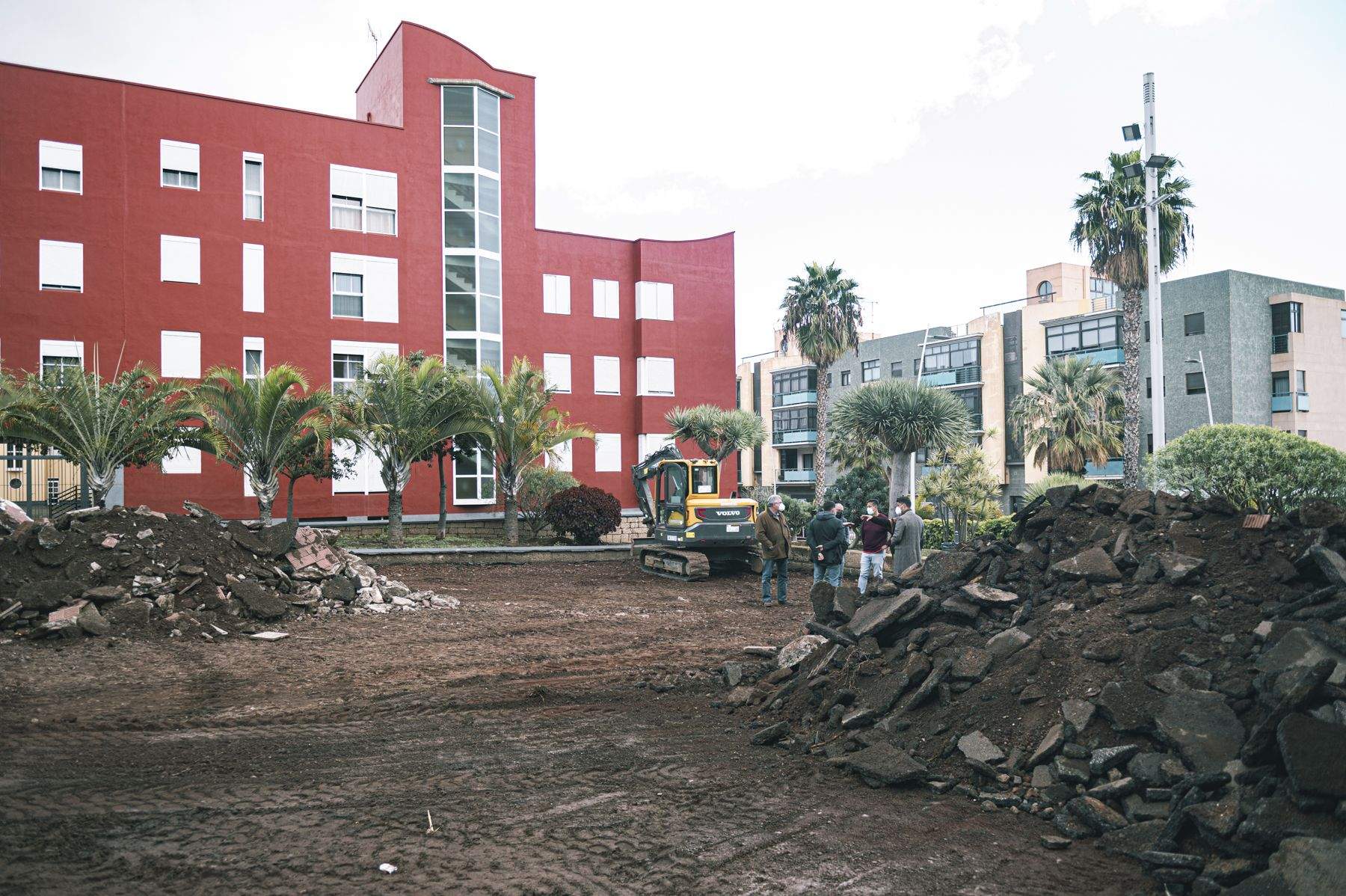 Reforma de la plaza ubicada en la avenida El Paso. Ayuntamiento de La Laguna 