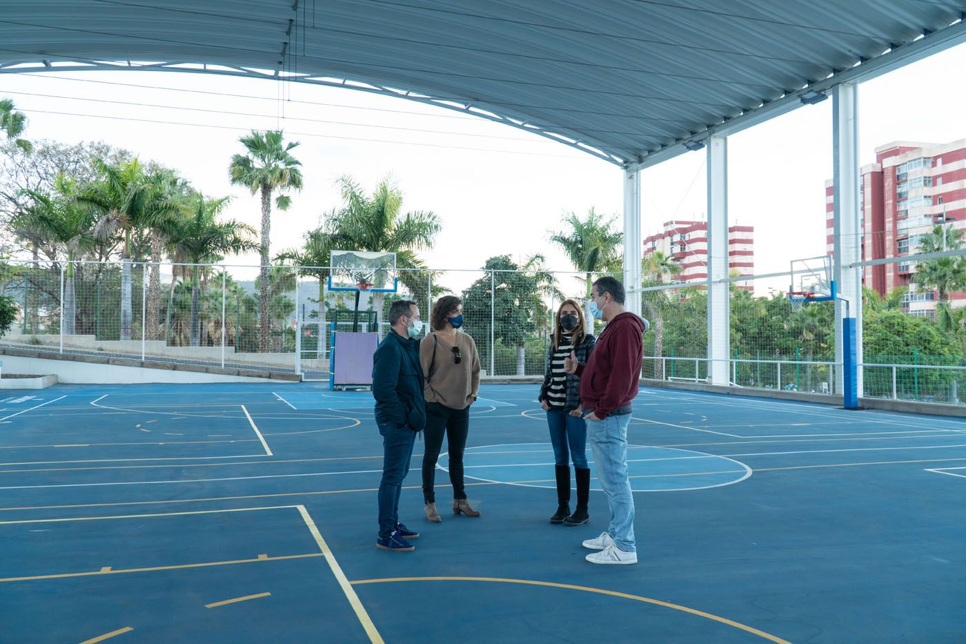 Cancha cubierta de Las Delicias. / Ayuntamiento de Santa Cruz de Tenerife 