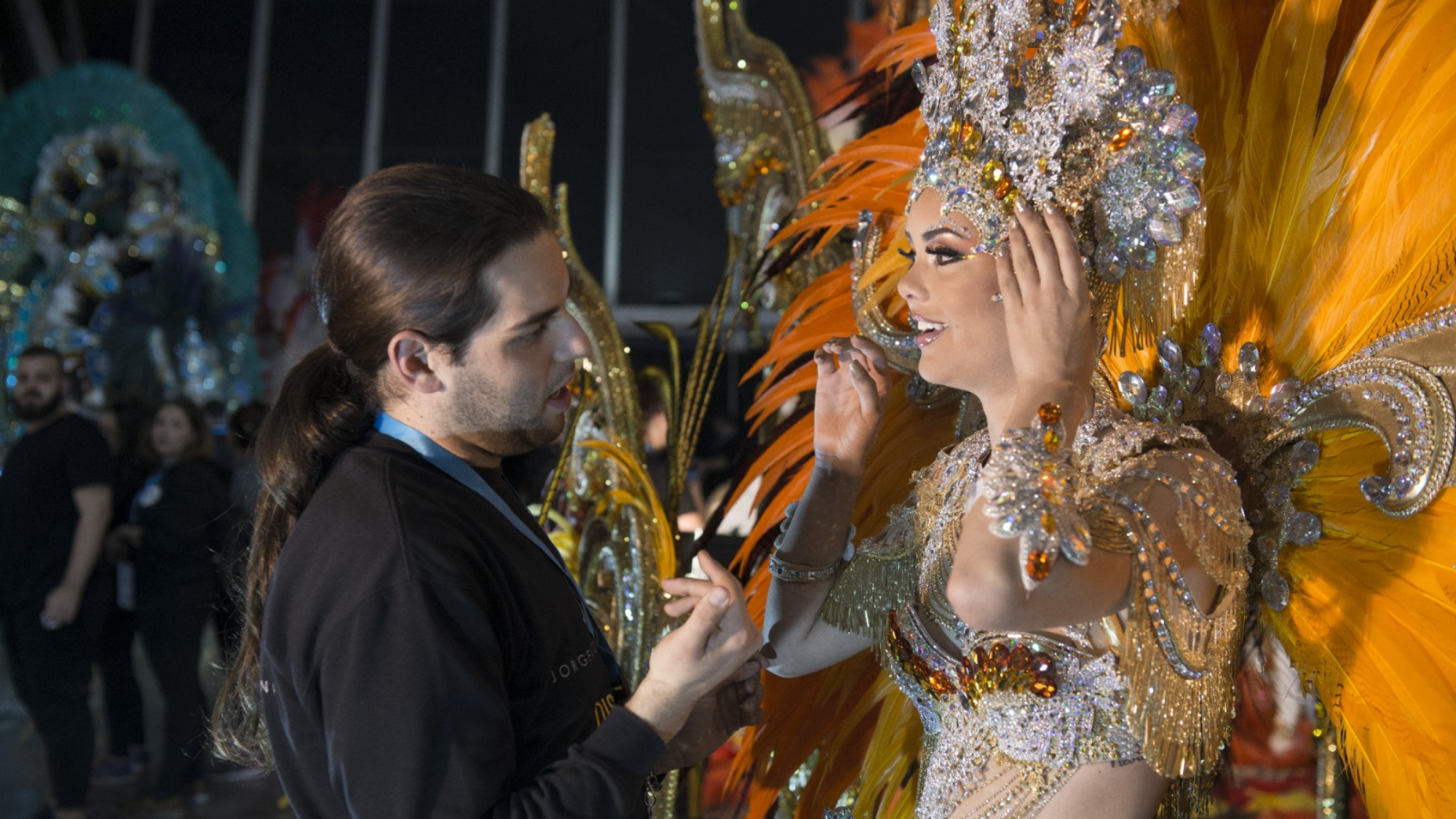 Jorge González, diseñador del carnaval. / Cedida