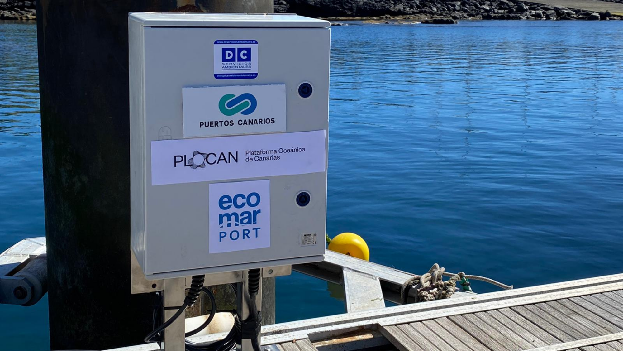 Estación de monitorización en El Hierro. / Cedida